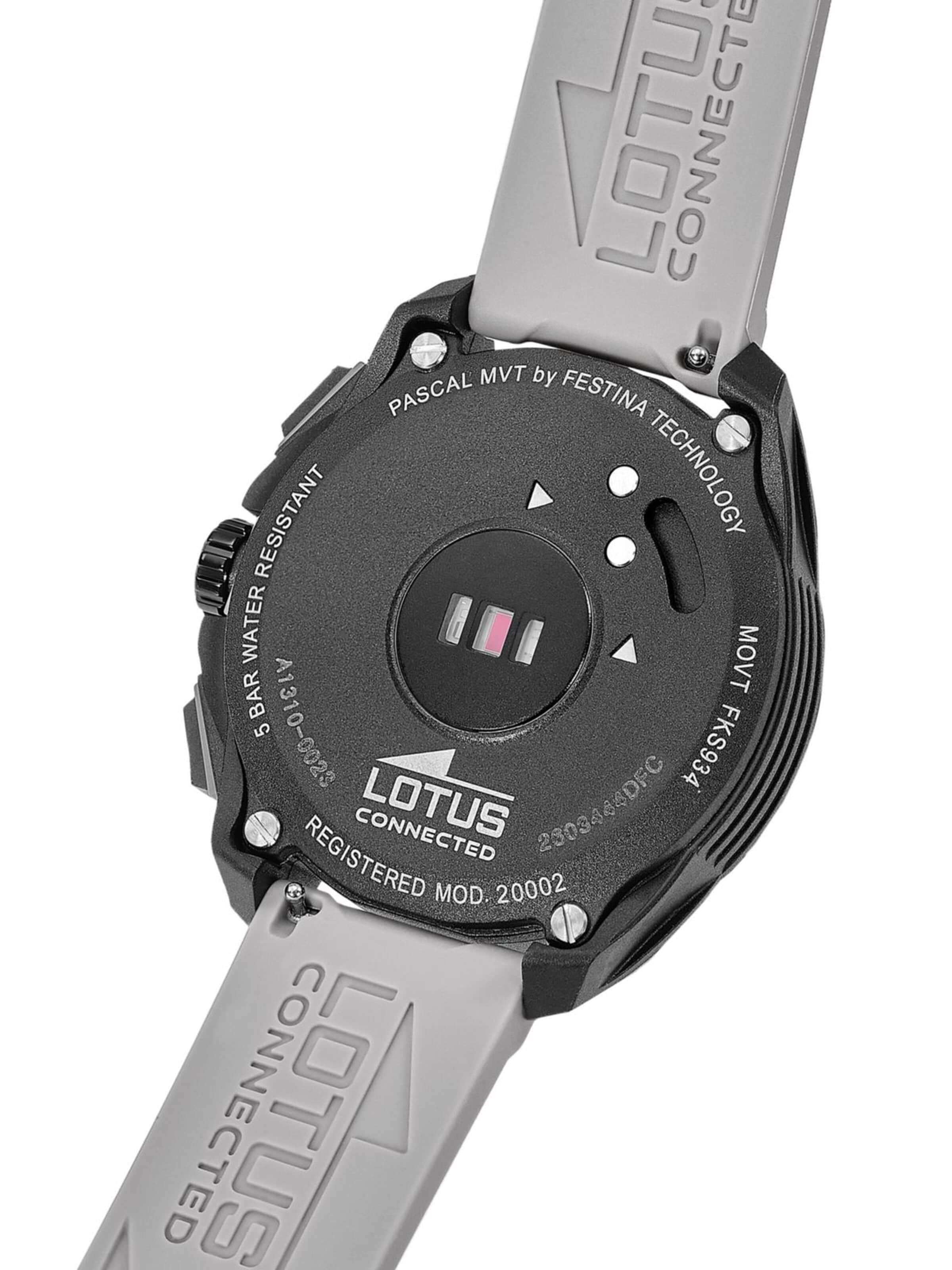 Lotus Digitaal horloge 'Smartwatch Connected' in Grijs