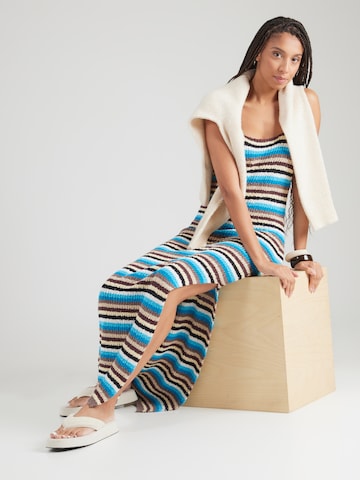 TOPSHOP Πλεκτό φόρεμα 'CAJSA' σε μπλε