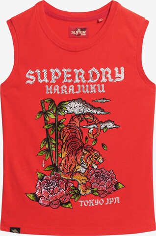 Superdry Top in Rood: voorkant