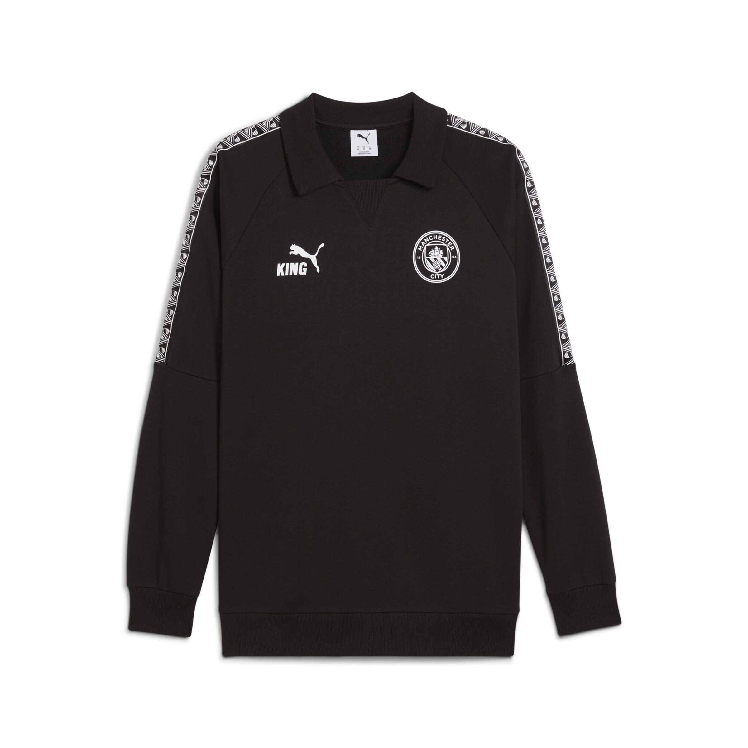 PUMA Sports sweatshirt 'Manchester City King' in Black: front