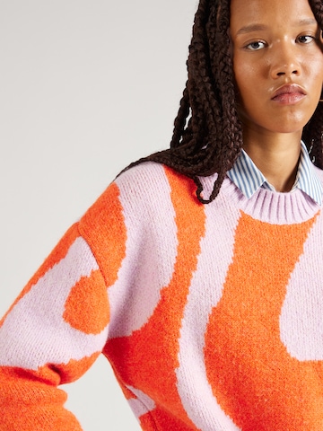 On Vacation Club Sweater in Orange