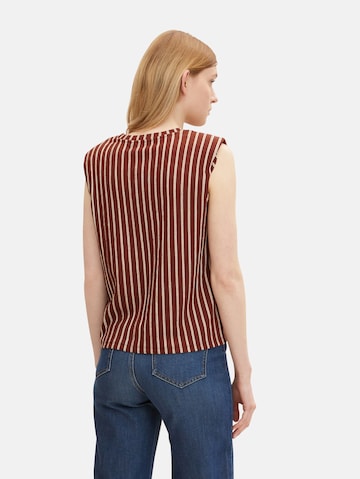 TOM TAILOR DENIM Top in Brown