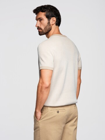 Ombre Shirt in Beige