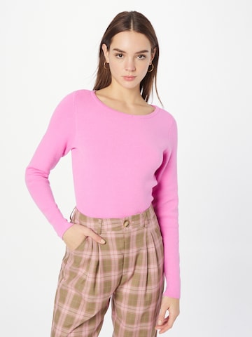 VERO MODA Sweater 'GOLD NEEDLE' in Pink: front