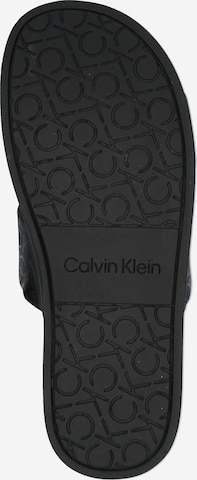 Saboți de la Calvin Klein pe negru