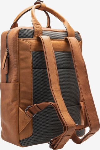 STRELLSON Rucksack 'Hyde Park' in Braun