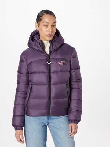 Superdry Jacke in Lila: predná strana