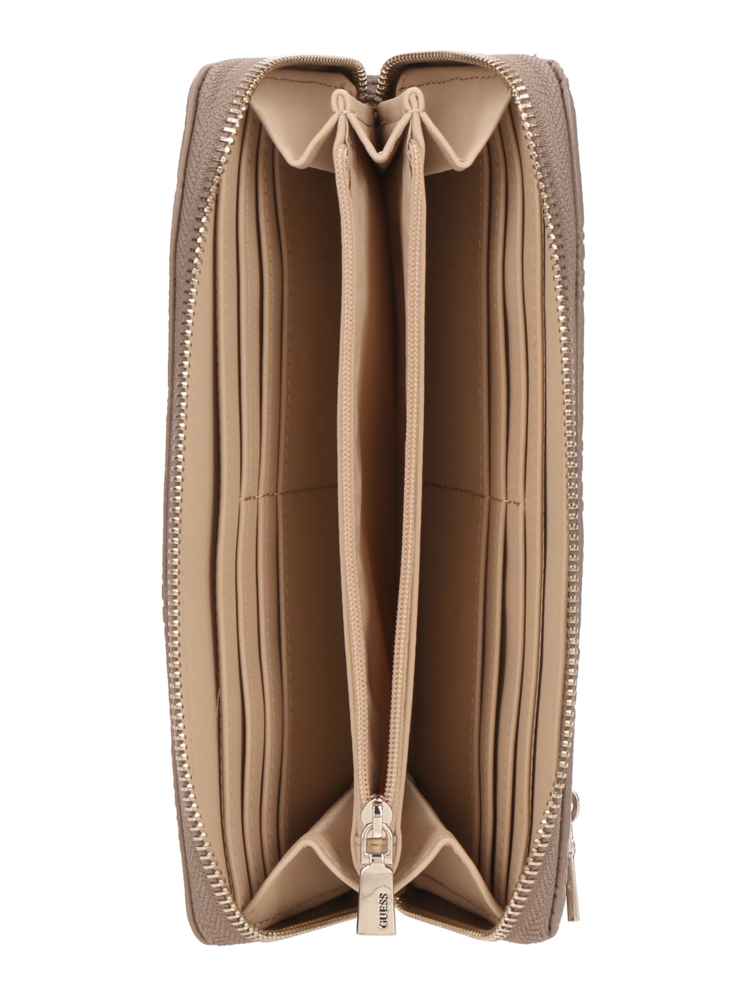 GUESS Портмоне 'CRESIDIA II SLG LRG ZIP AROUND' в Бежевый