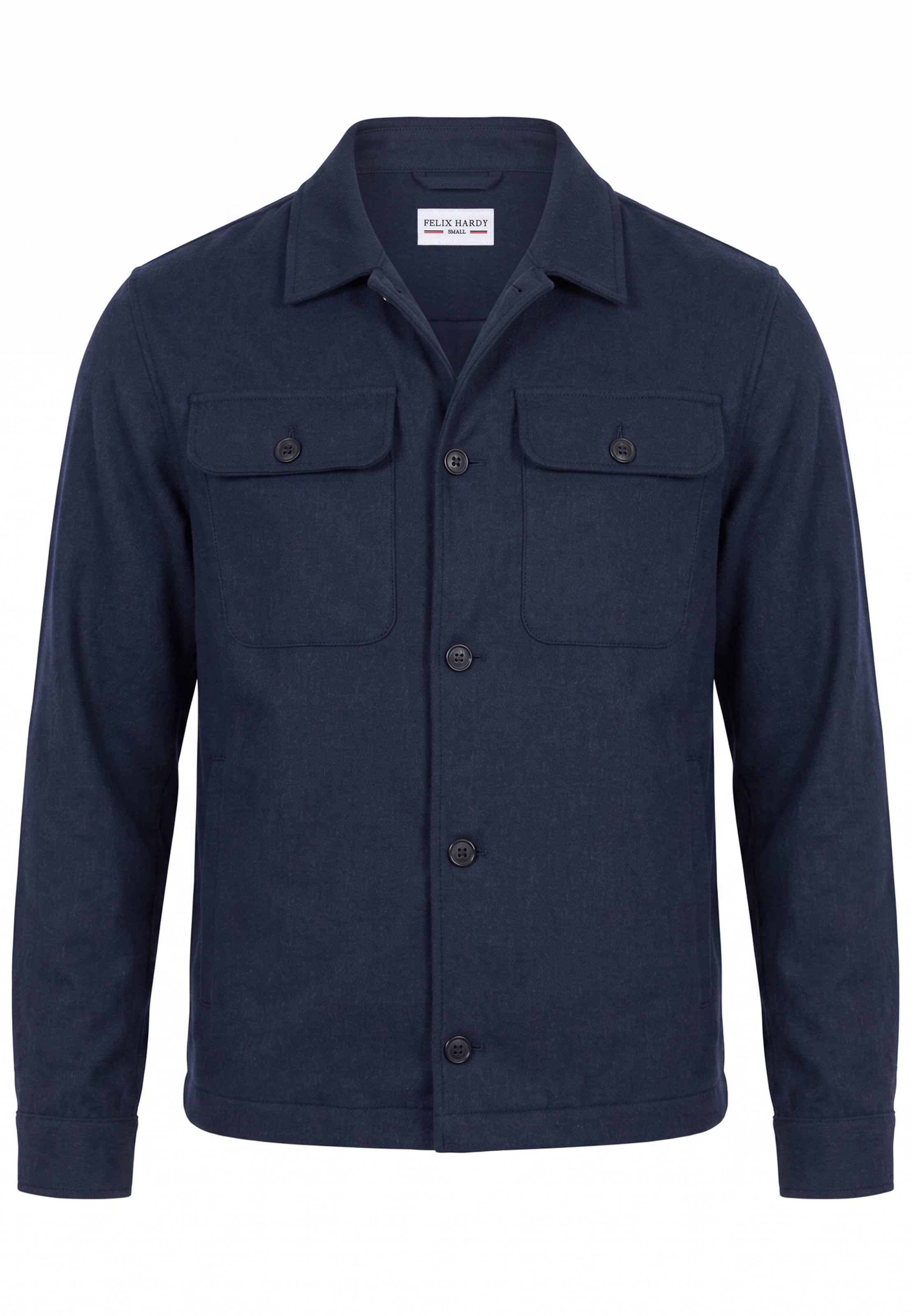 Felix Hardy Between-Season Jacket in Blue: front