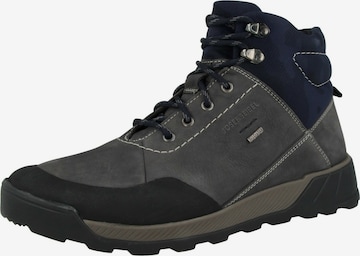 JOSEF SEIBEL Lace-Up Boots 'Raymond' in Grey: front