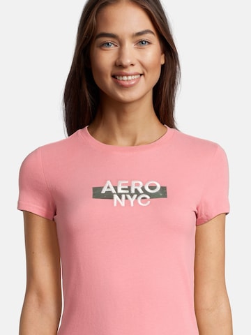 T-shirt 'JUL' AÉROPOSTALE en rose