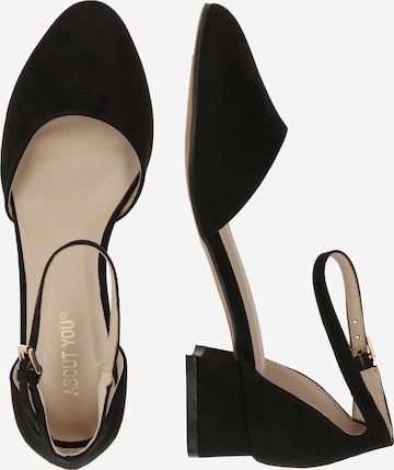 ABOUT YOU Sandals 'Katrin' in Black