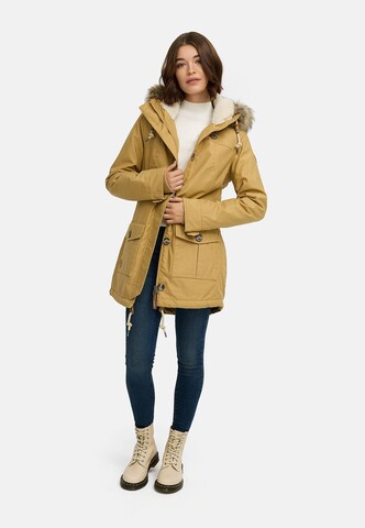 Ragwear Winterjas 'Jane' in Bruin: voorkant