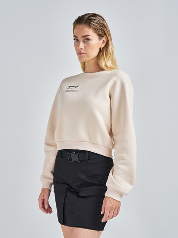 ABOUT YOU x Swalina&Linus Sweatshirt 'Emma' in Beige: front