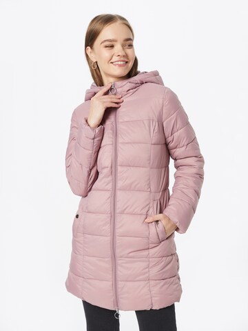 JDY Between-seasons coat 'ZULU' in Pink: front