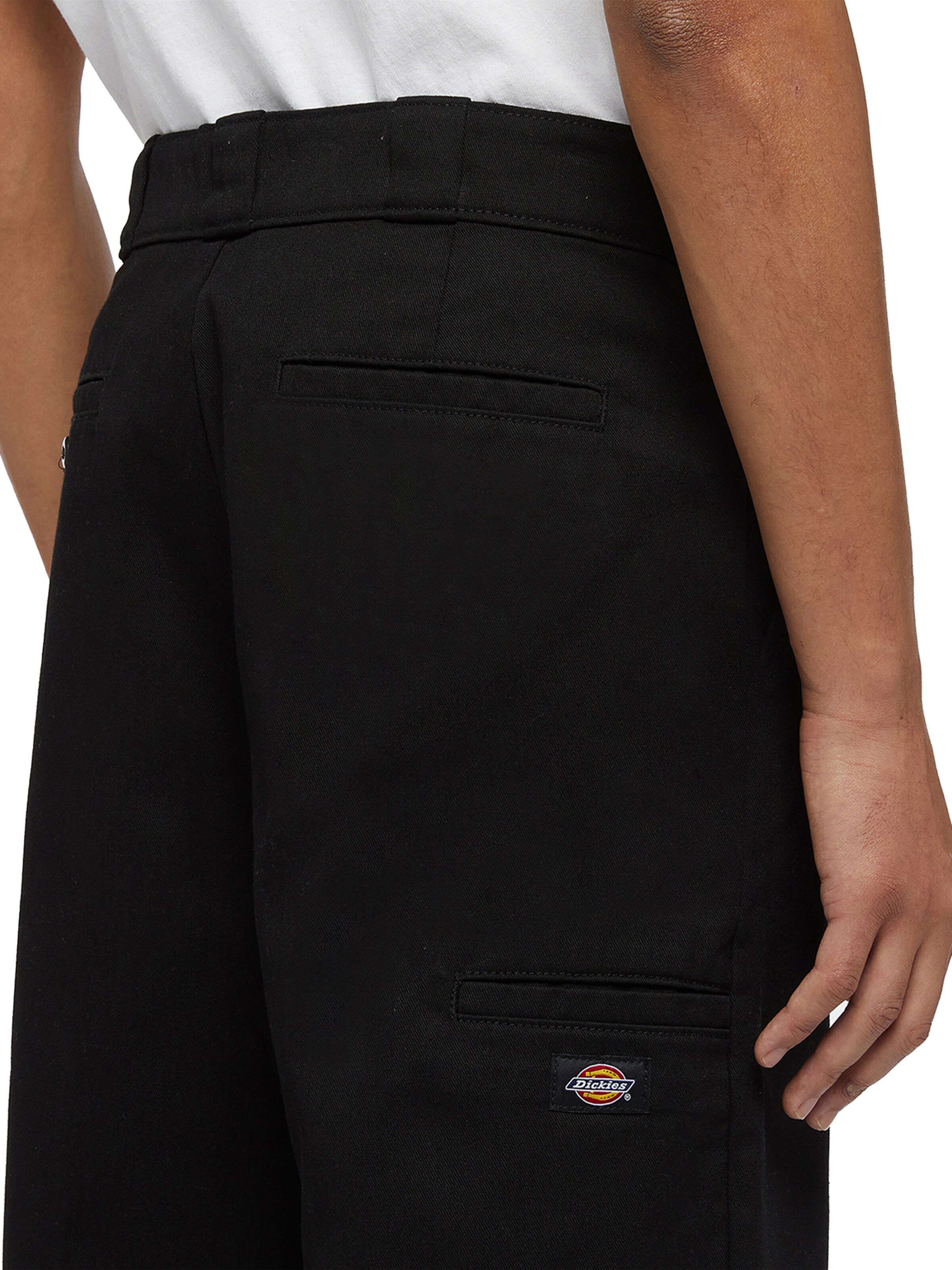 DICKIES Ohlapna forma Hlače | črna barva