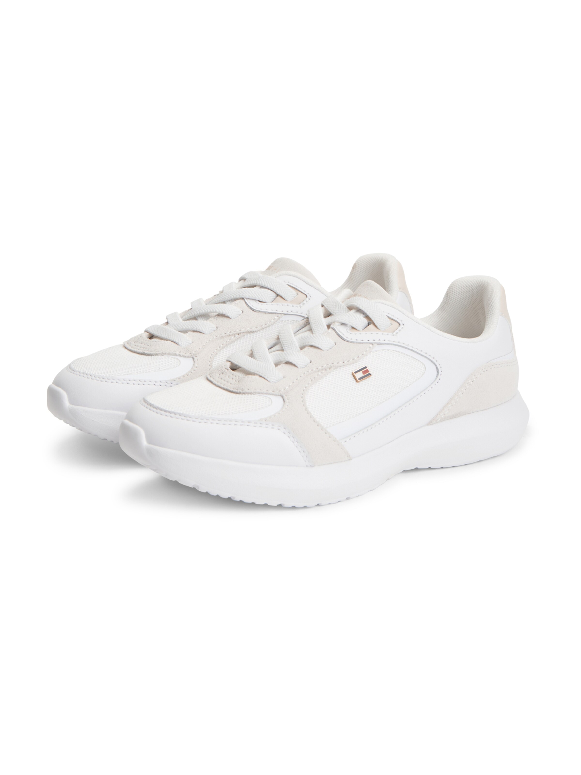 TOMMY HILFIGER Rövid szárú sportcipők - fehér