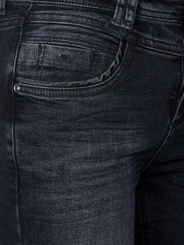 STREET ONE Slimfit Jeans 'York' in Blau