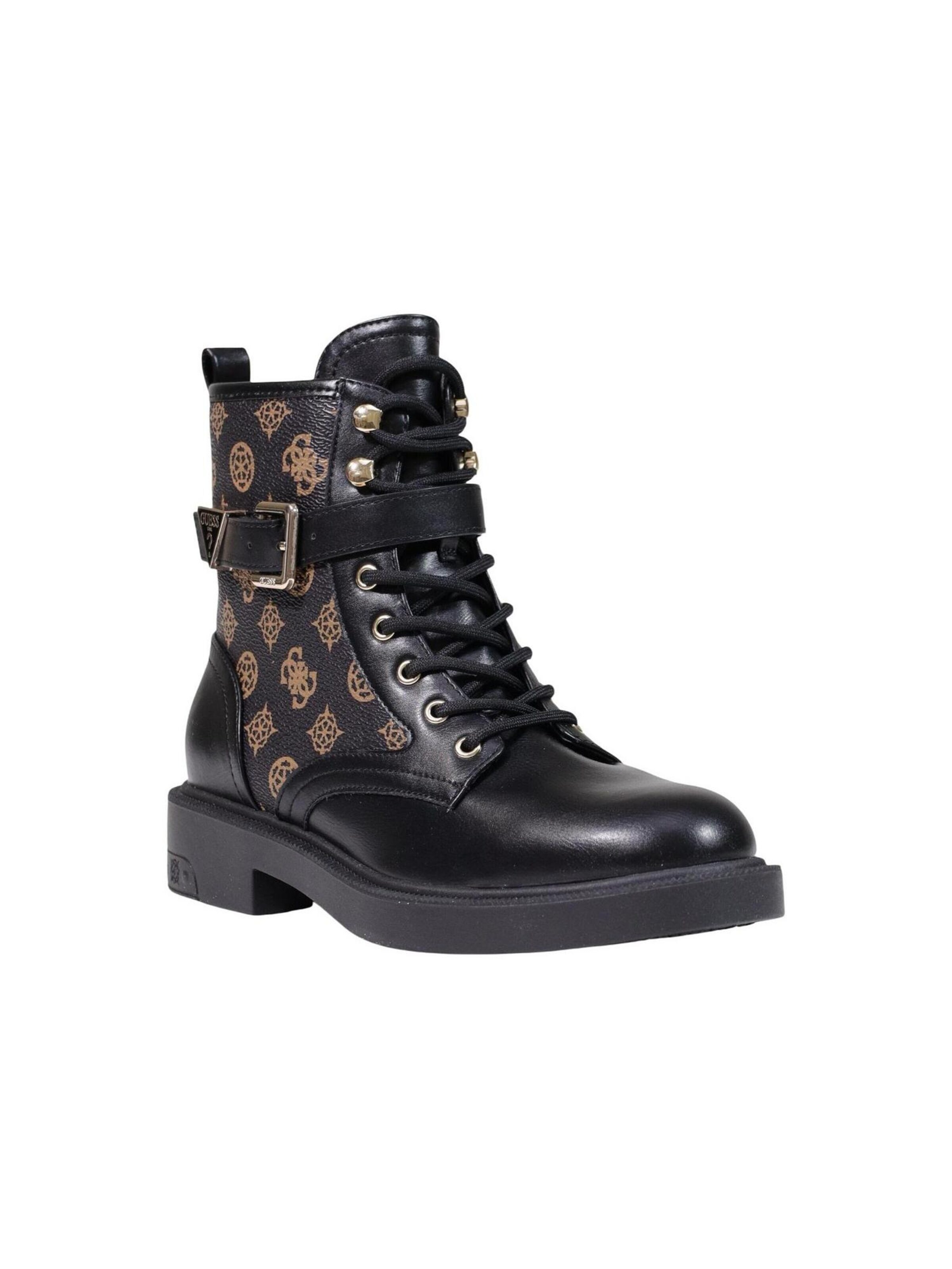 Scarpa stringata 'FELLINI FLFFEI ELE10' di GUESS in nero