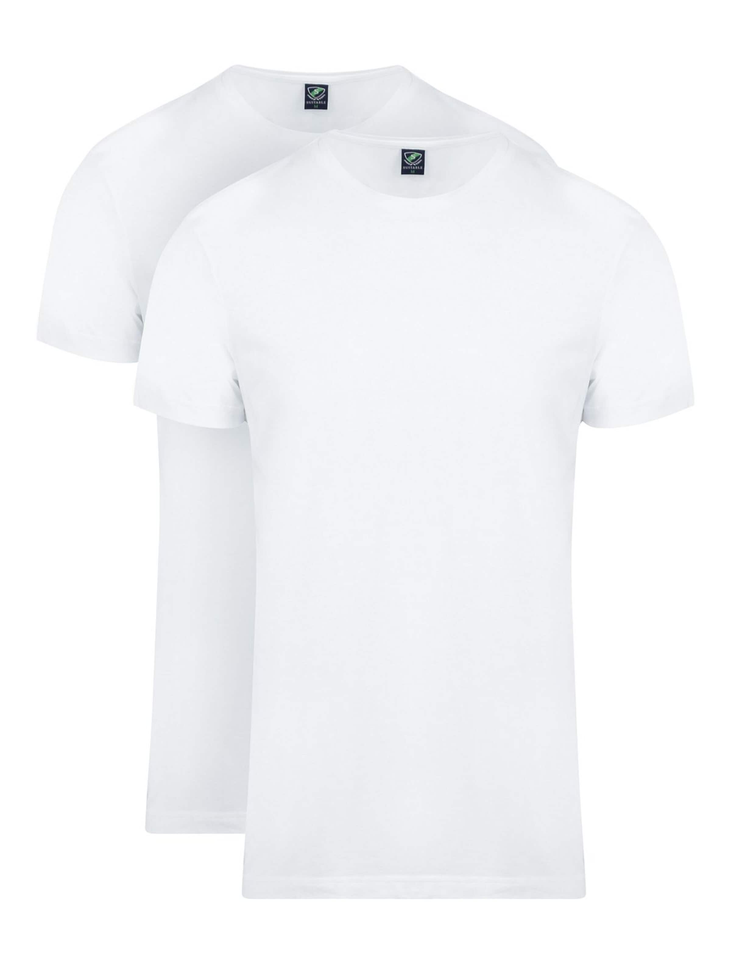 Suitable Shirt 'Vibambo' in Wit: voorkant