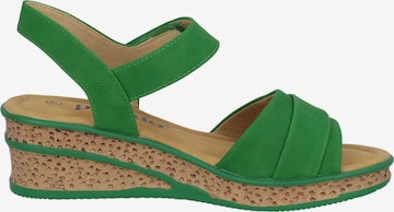 Sandales à lanières 'Vemlu' Palado en vert