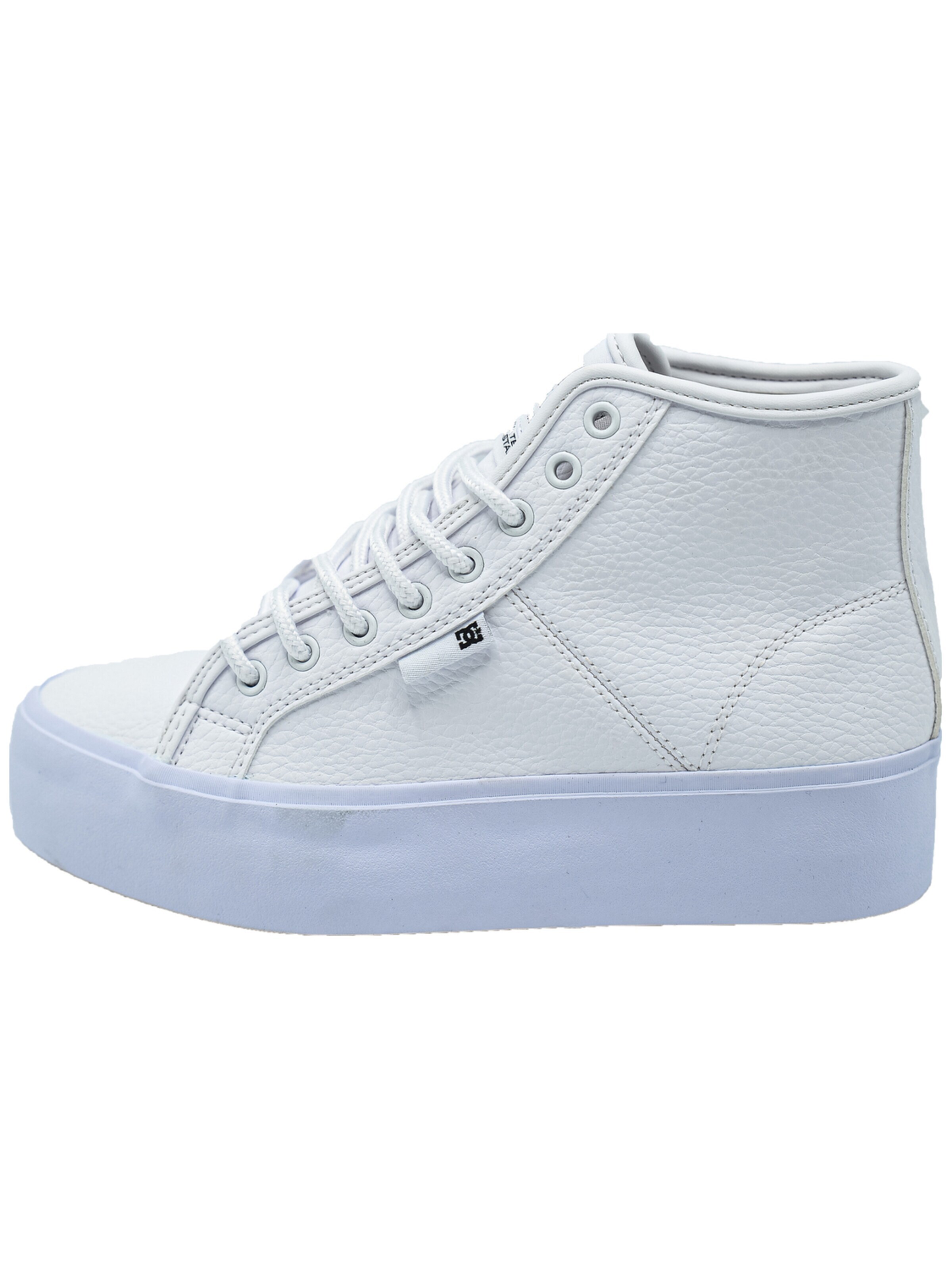DC Shoes Boots 'Manual Hi Wnt'‌‌‌ in Weiß: Vorderseite