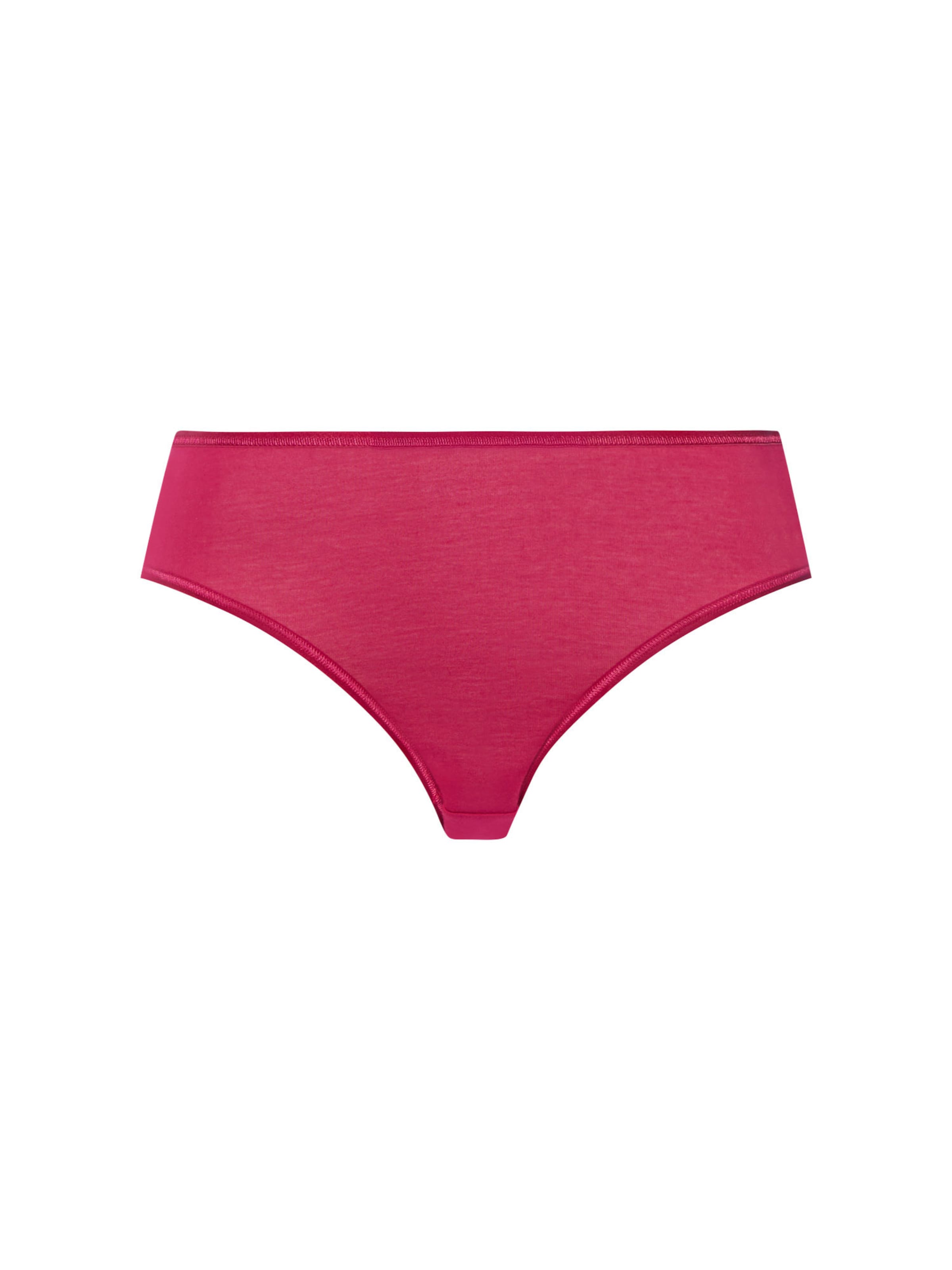 Hanro Midislip ' Cotton Seamless ' in Pink: Vorderseite