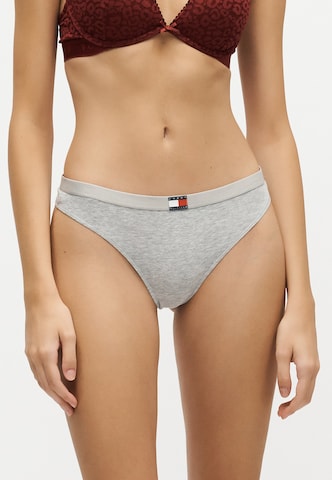 Tommy Hilfiger Underwear - Tanga 'Heritage' en marrón: frente