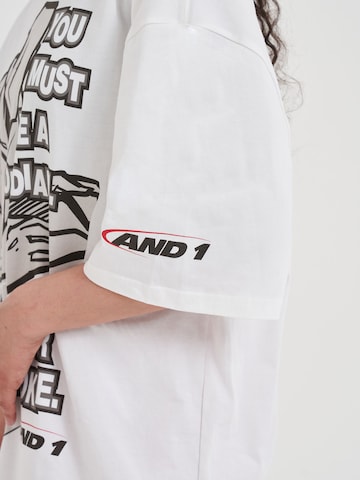 AND1 T-shirt 'Comedian' i vit