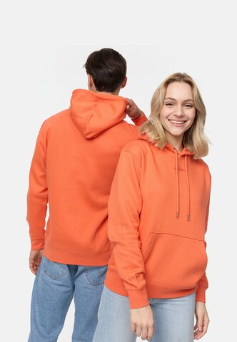 smiler. Kapuzenpullover buddy. in Orange: predná strana