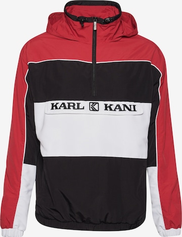 Veste mi-saison Karl Kani en rouge : devant