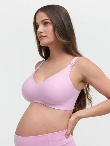 Bustier Soutien-gorge 'Comfort Maternity Still-BH ohne Bügel' cfab en violet
