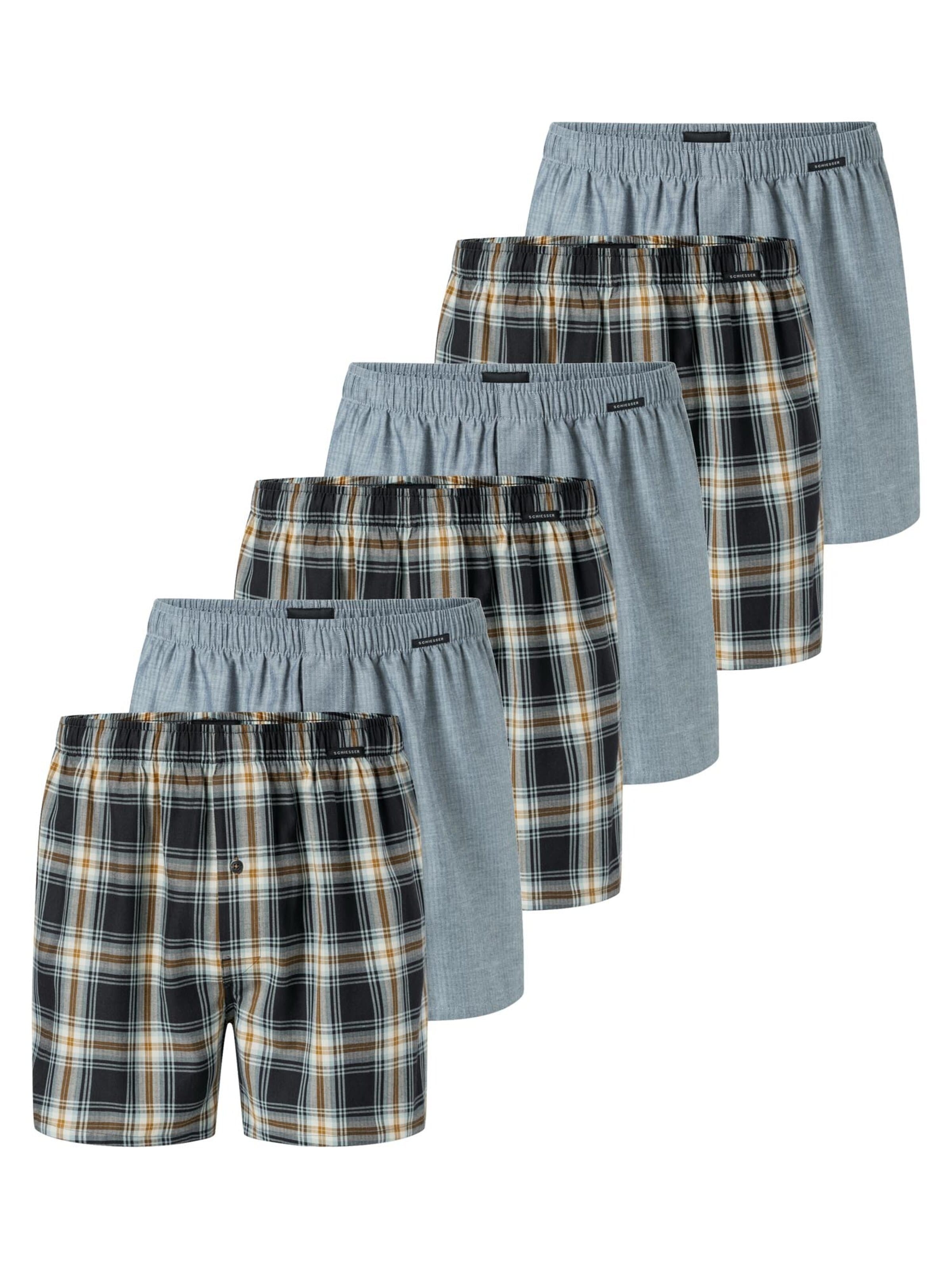 SCHIESSER Boxershorts 'Web' in Gemengde kleuren: voorkant