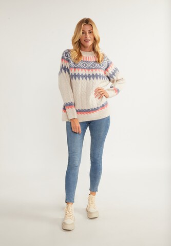 usha BLUE LABEL Pullover 'Lynnea' in Beige