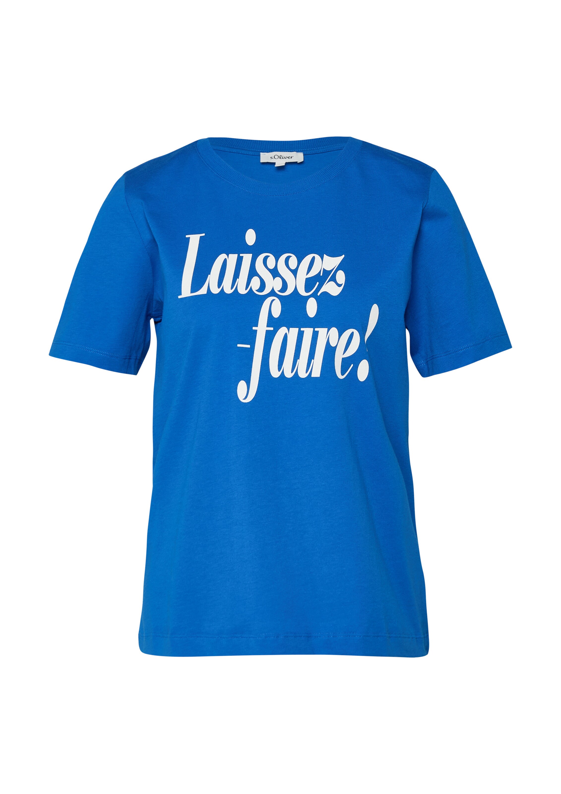 s.Oliver Shirt in Blauw: voorkant