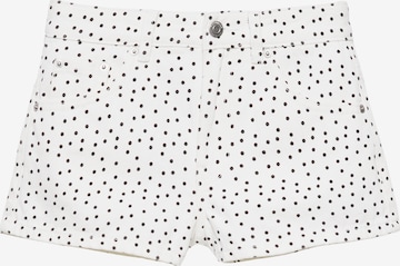 Pull&Bear Regular Farkut värissä valkoinen: etupuoli