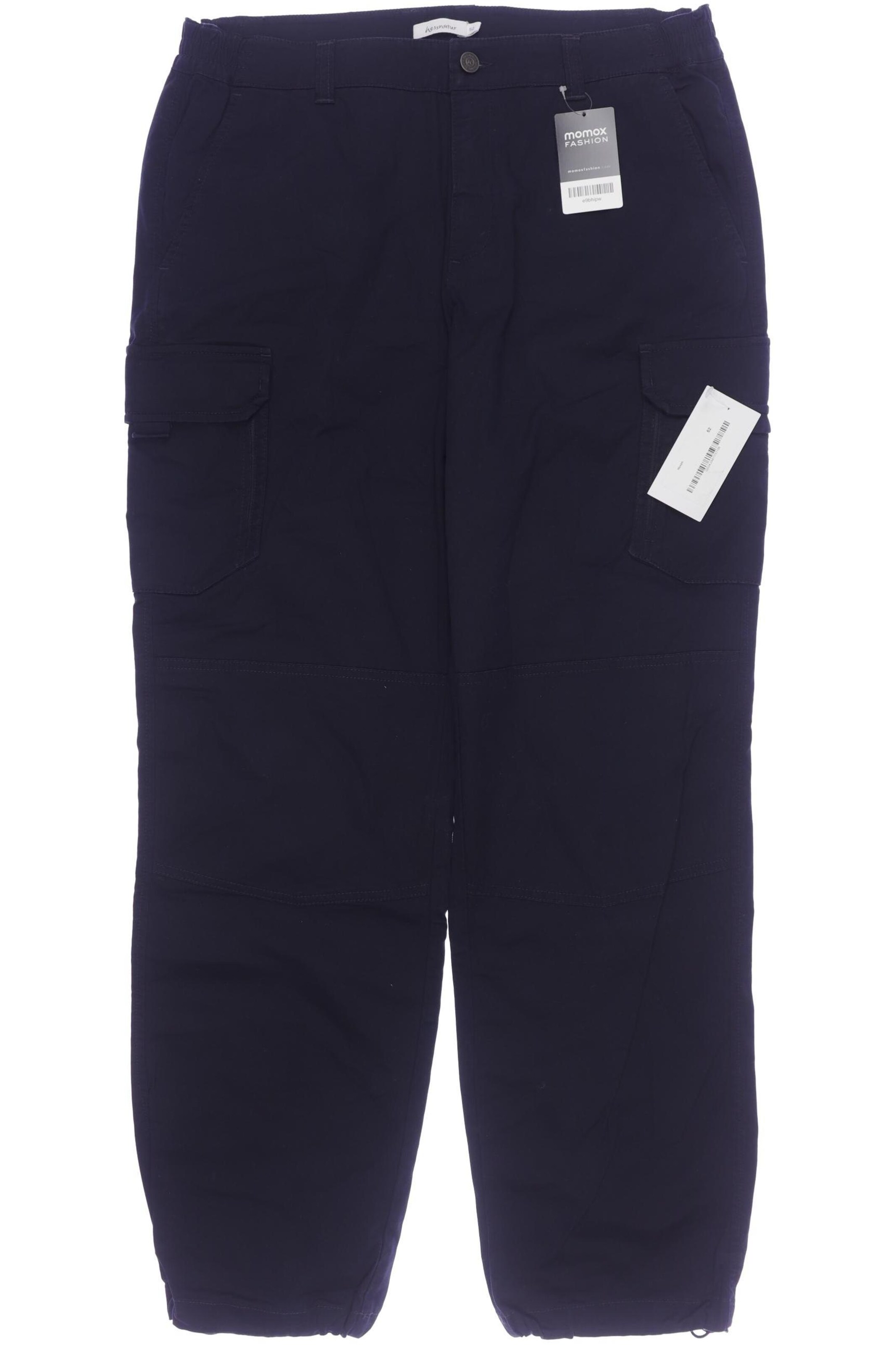 hessnatur Pants in 35-36 in Blue: front