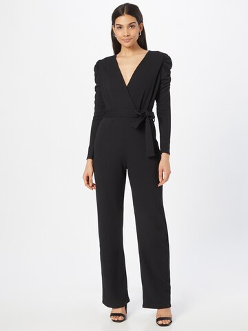 SISTERS POINT - Jumpsuit 'EGINA' en negro: frente