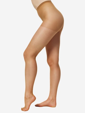 Nur Die Fine tights ' Seidenfein 15 DEN ' in Brown