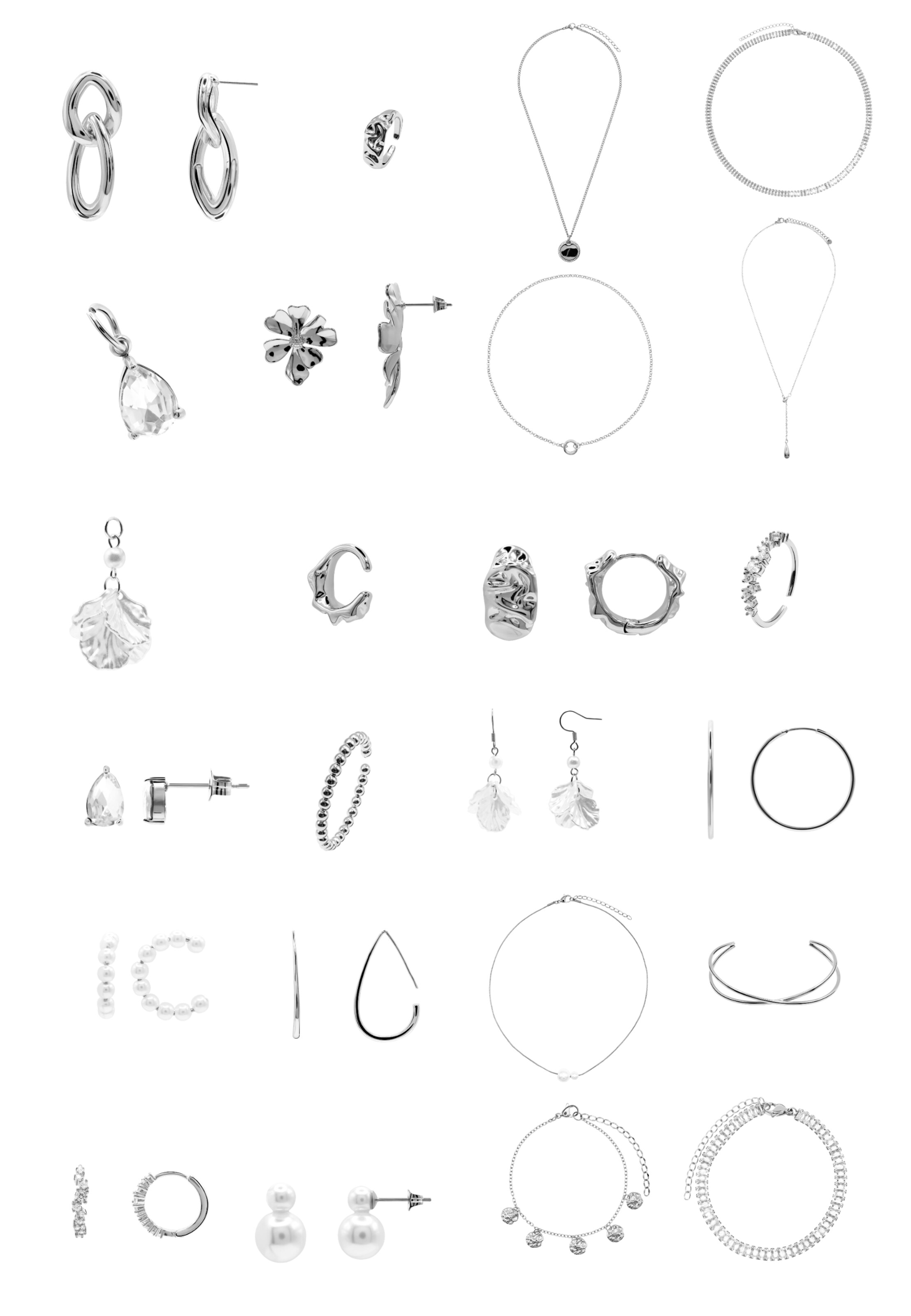 Heideman Parure de bijoux '2026' en One Size en argent, Vue avec produit