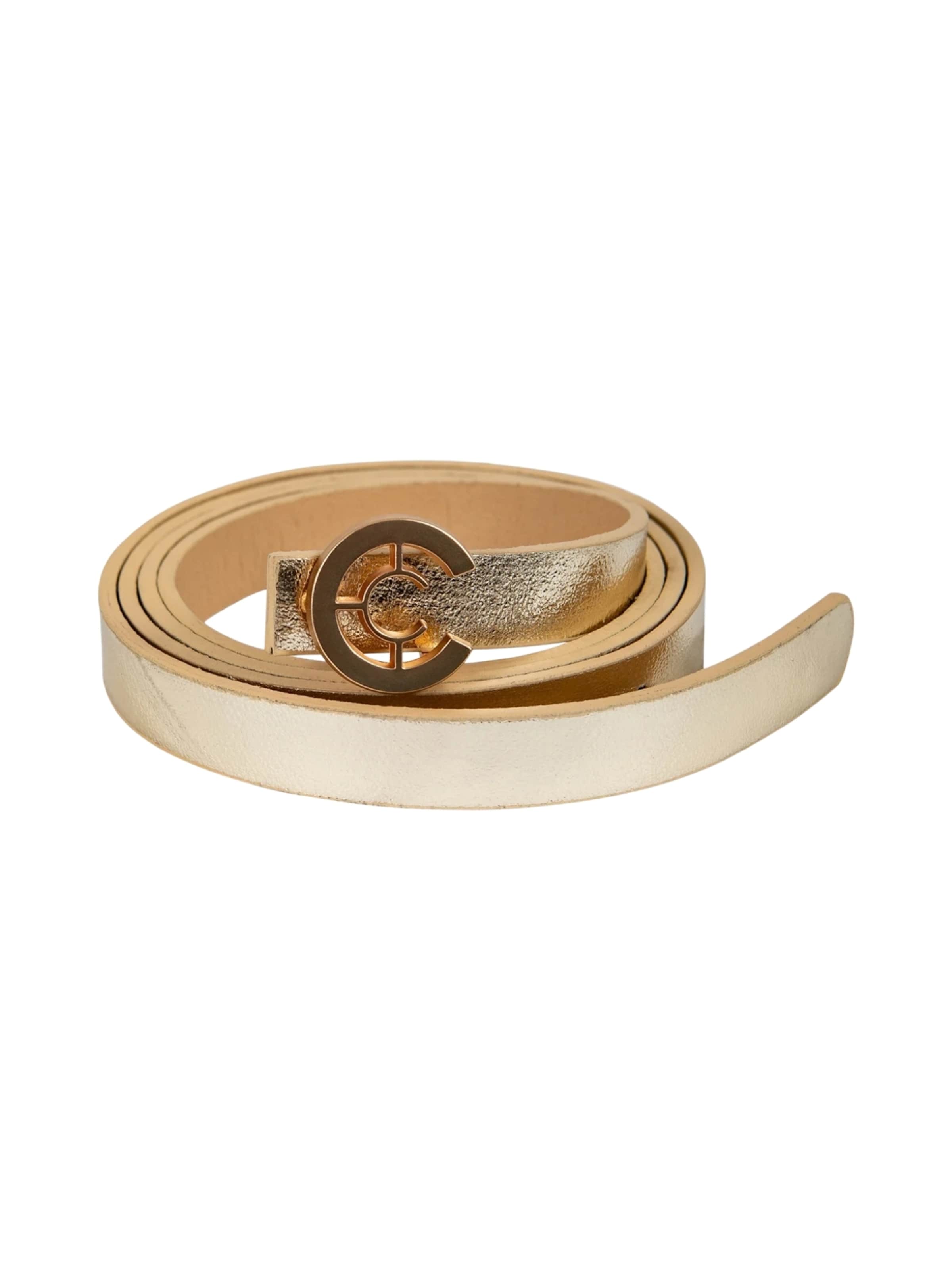 Coster Copenhagen Riem in Goud: voorkant