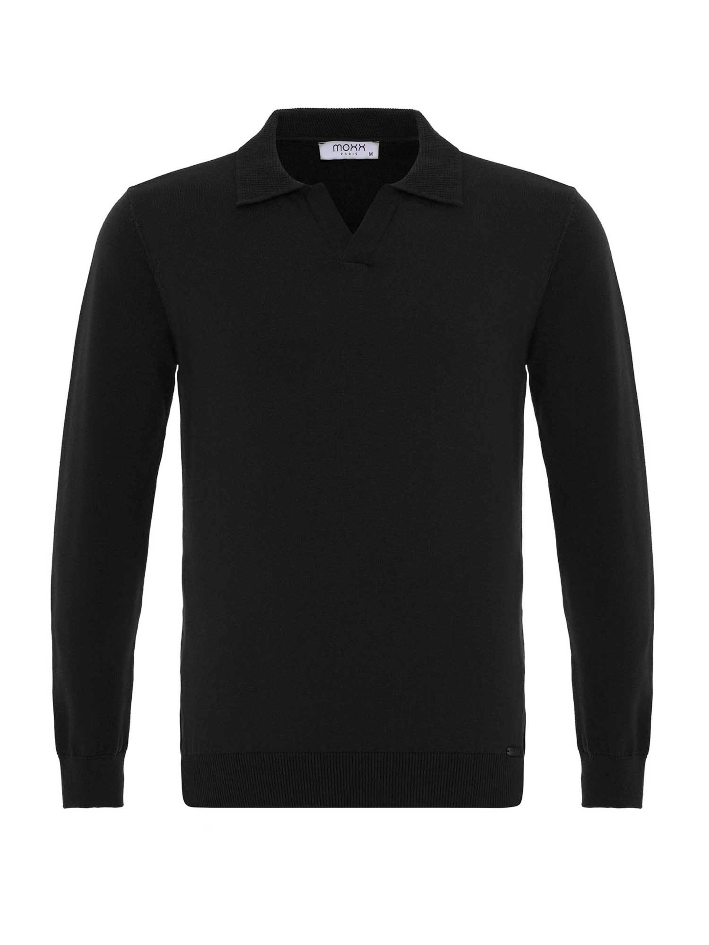Moxx Paris Pullover in Schwarz: Vorderseite