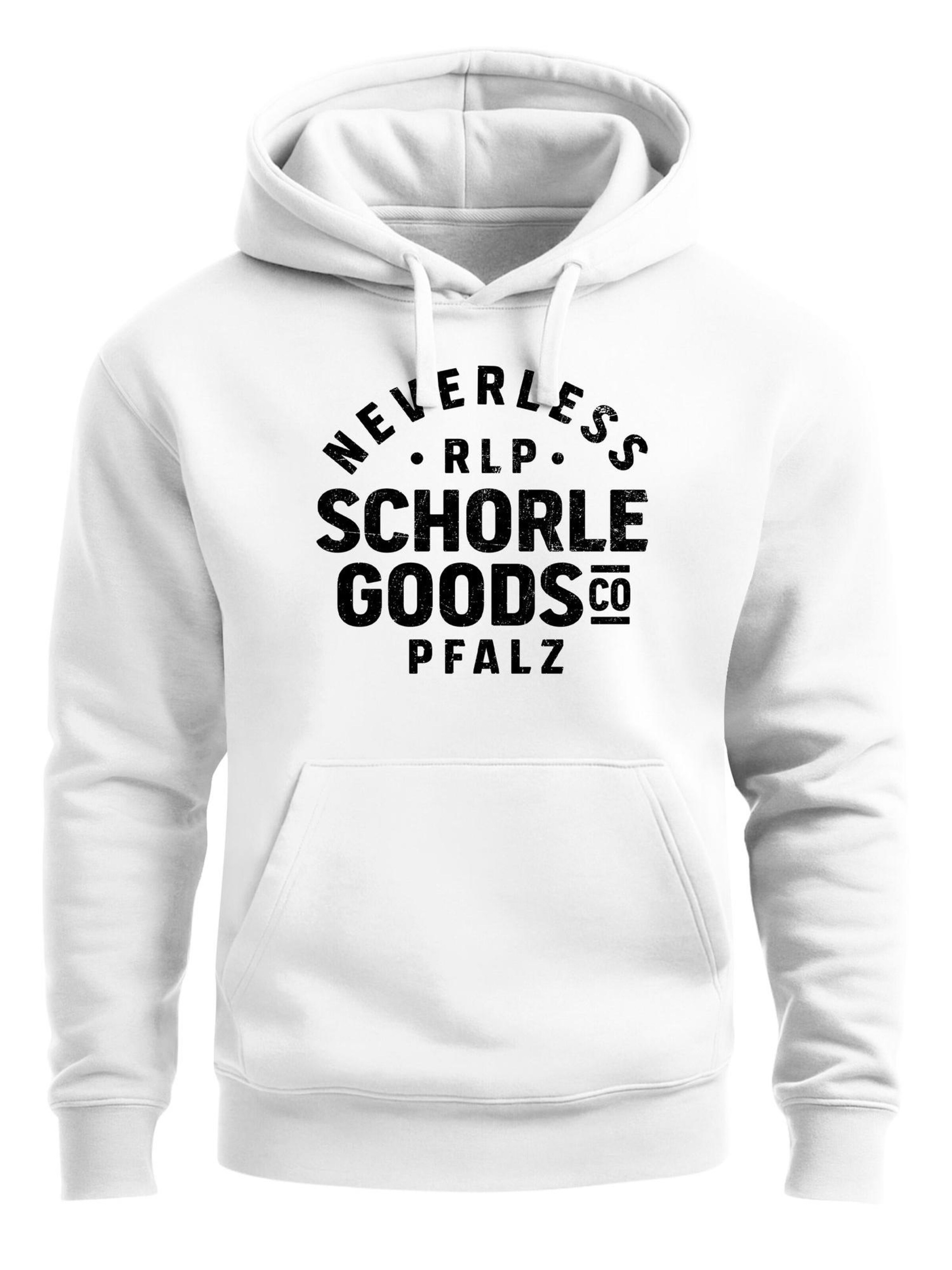 Neverless Sweatshirt 'Schorle' in White: front
