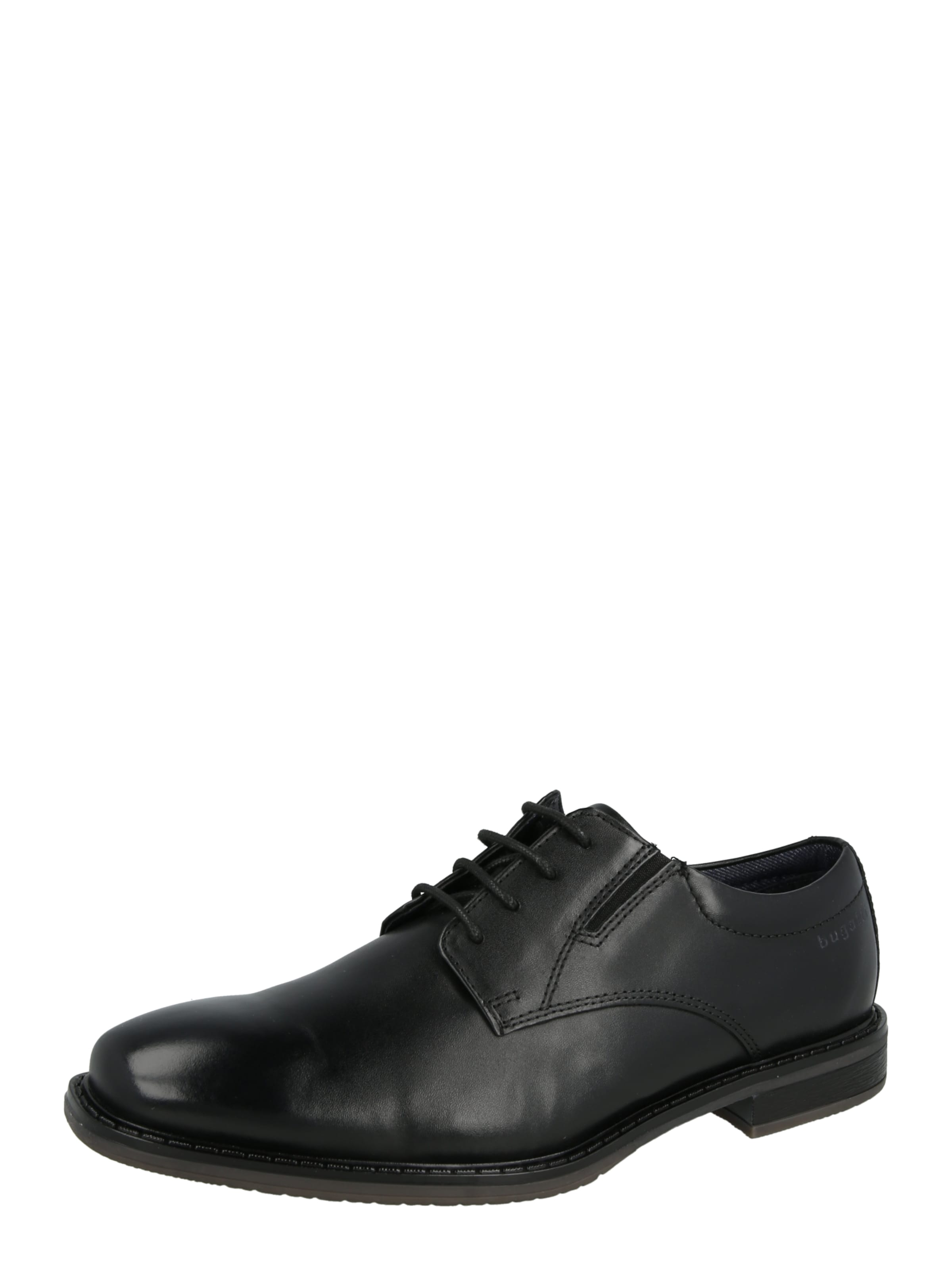 bugatti Lace-Up Shoes in Black: front