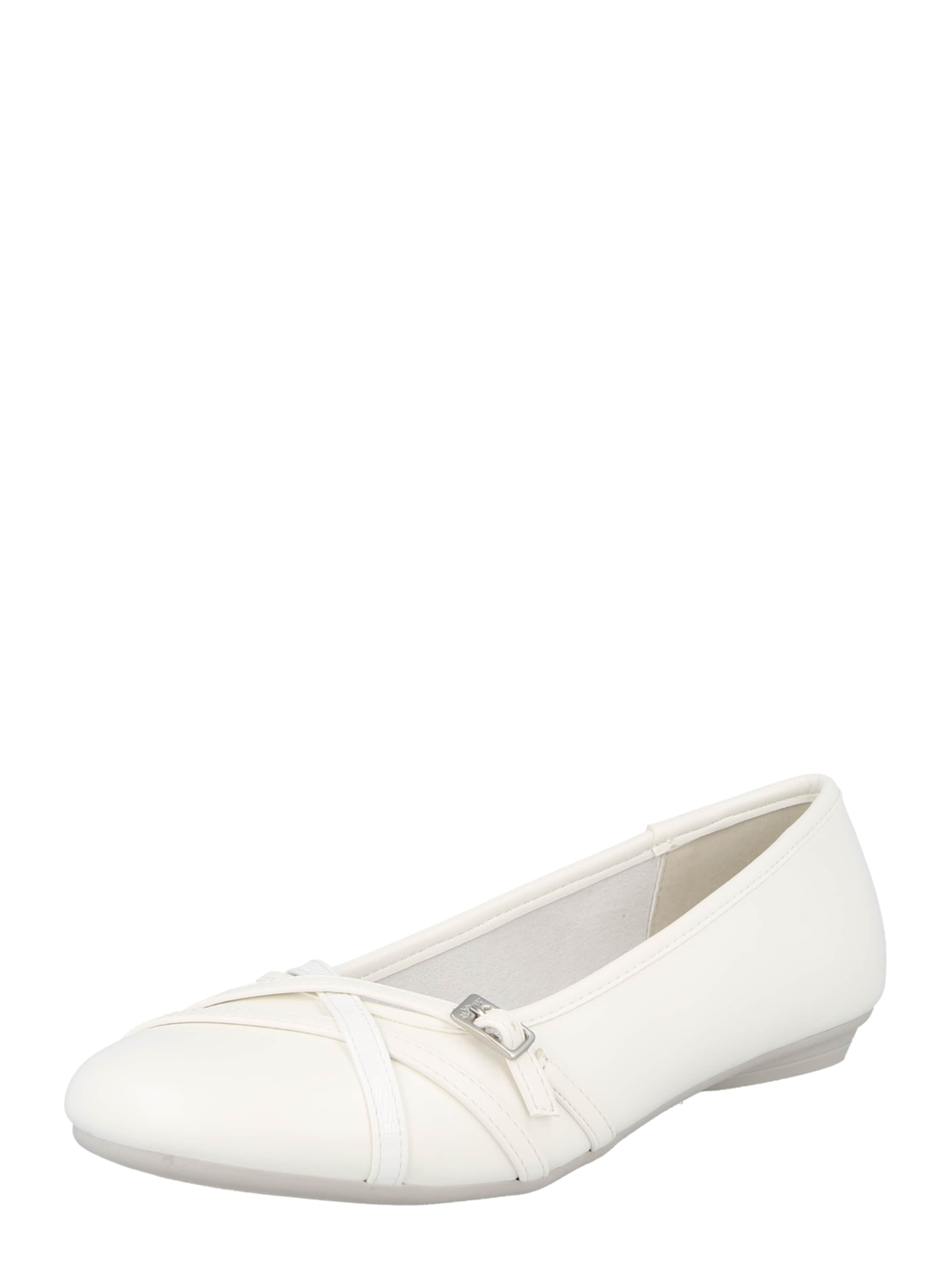 s.Oliver Балетки в Белый: спереди