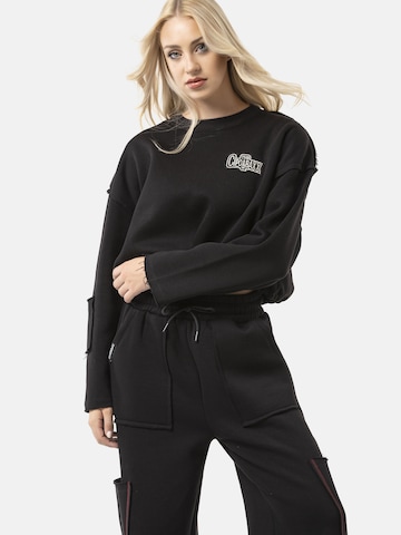 CIPO & BAXX Sweatshirt 'WL370' in Black: front