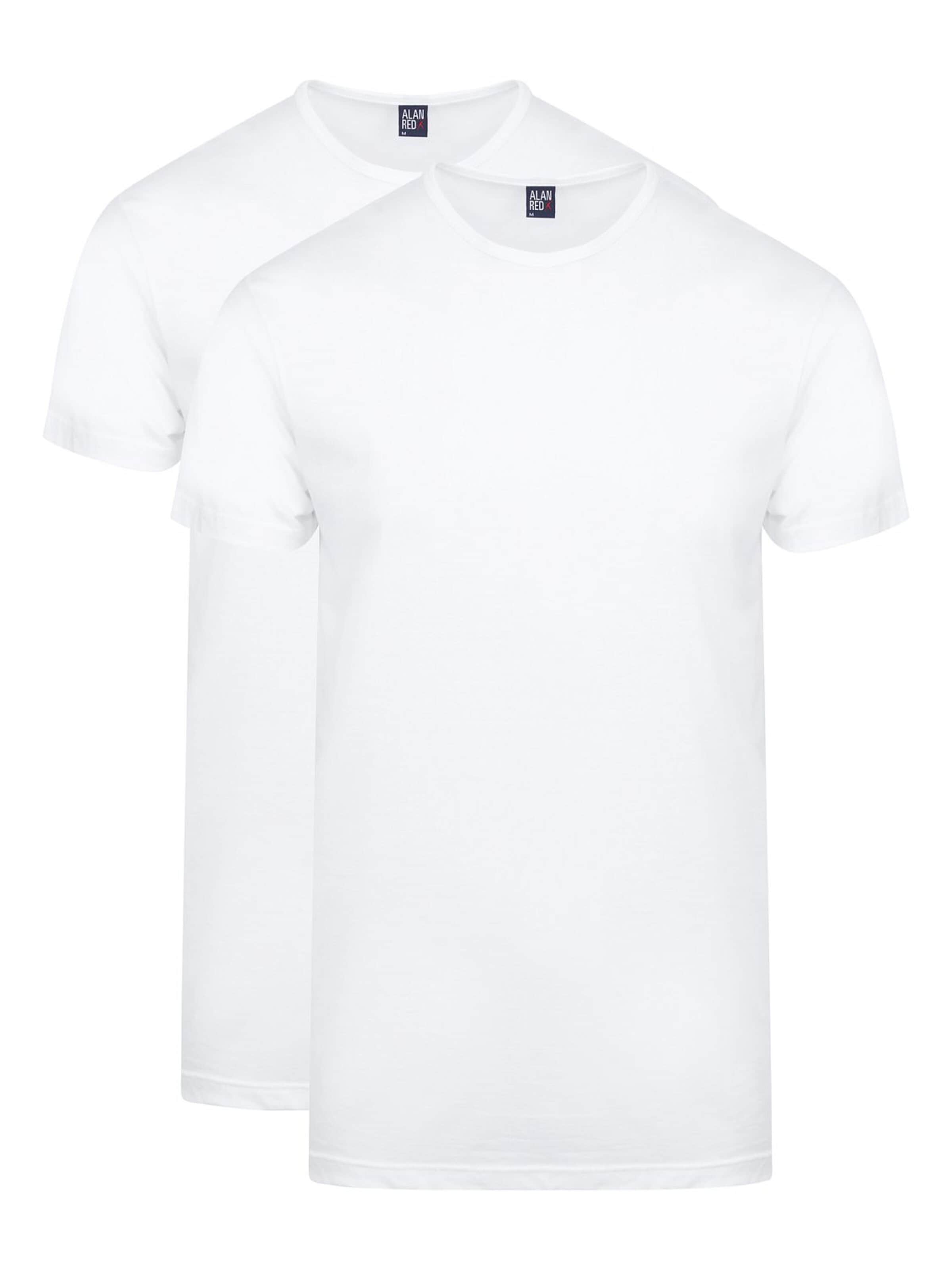 alan red Shirt 'Derby' in White
