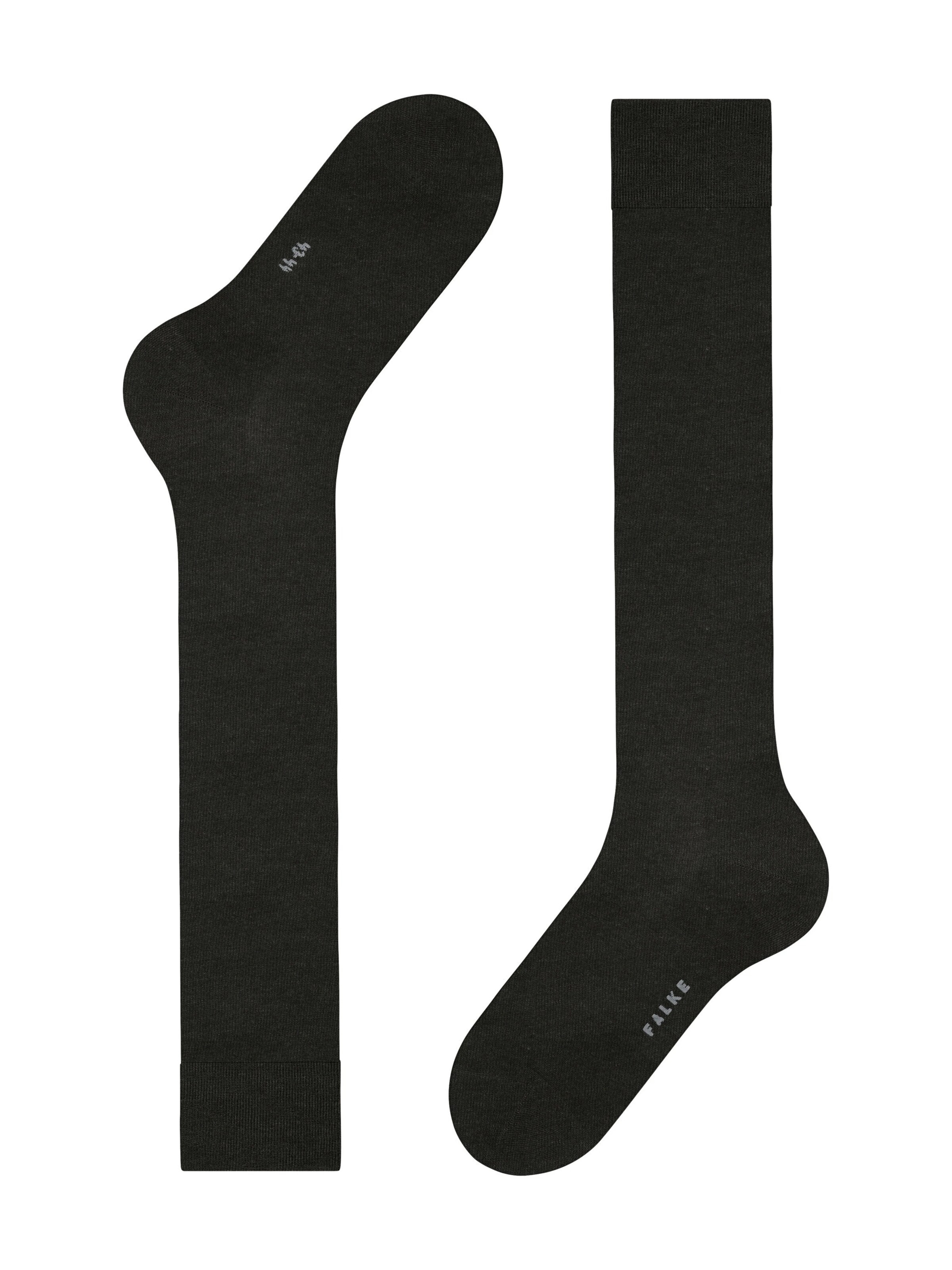 FALKE Knee High Socks 'ClimaWool' in Grey