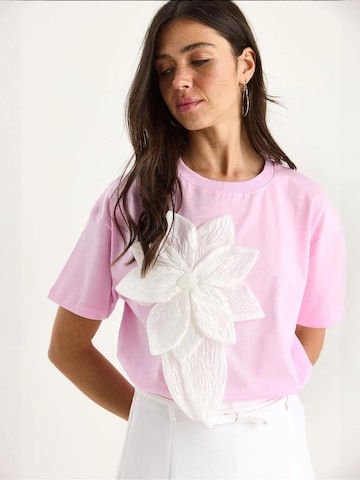 Maglietta 'T-Shirts' di Bianco Lucci in rosa