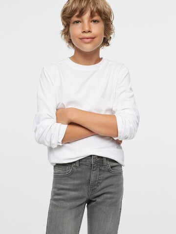 MANGO KIDS Skinny Džíny – šedá